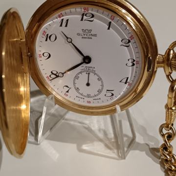 Džepni sat Glycine swiss Unitas 6498