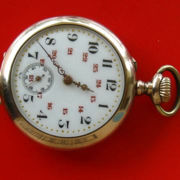 DŽEPNI SAT "MGBM" GENEVE-ZLATOM OBLOŽEN-TOP STANJE