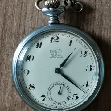 DŽEPNI SAT "MIRAMAR" GENEVE RAILROAD-SWISS-SUPER STANJE