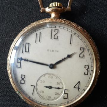 Elgin pozlaćeni džepni sat