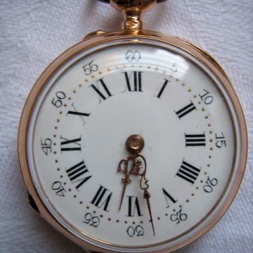 LeCoultre & Co. GOLD POCKET WATCH LADY 18KT - ZLATNI SAT 1900.