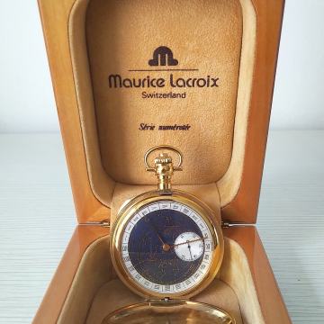 RARITET: Džepni sat Maurice Lacroix "Astronomical" , pozlata, limited