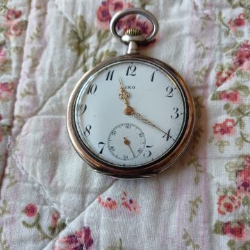 REMONTOIR, srebrni džepni sat