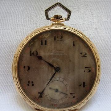 SILVANA 14K GOLD POCKET WATCH - ZLATNI ĐEPNI SAT 14 karatno zlato