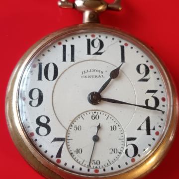 Stari  Dzepni sat illinots central!