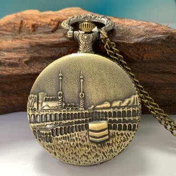 Starinski džepni sat s brončanim dvorcem | Kvarcni mehanizam