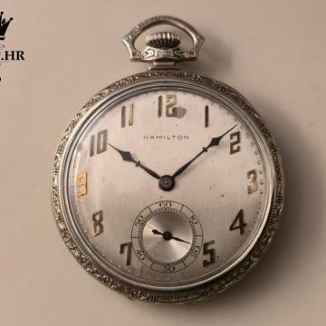 ZLATNI DŽEPNI SAT HAMILTON R1, RATE !