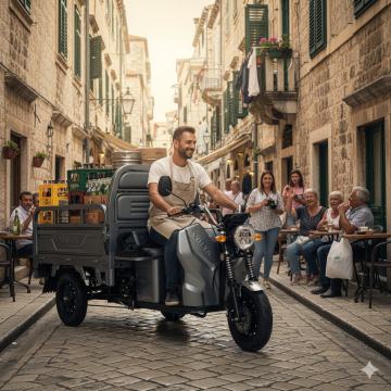 Volta VT5 – Električna teretna trokolica  - NOVO