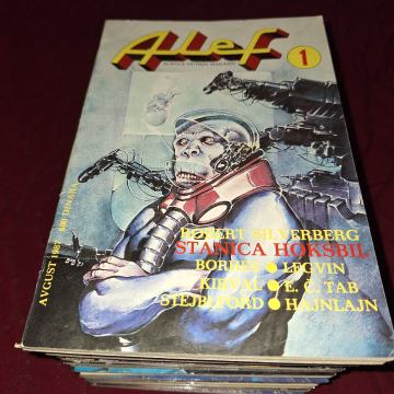 Alef pisani romani,fantastika,komplet za 30 eura.