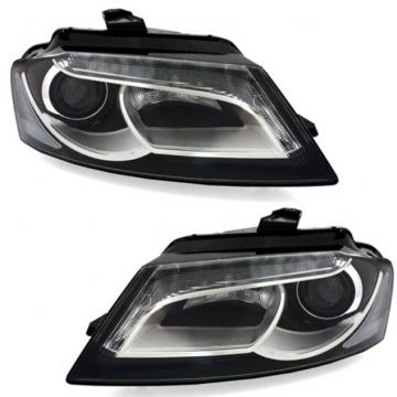 Audi A3 8P 8P1 8PA 2009-13 Facelift LED DRL Xenon look prednji farovi