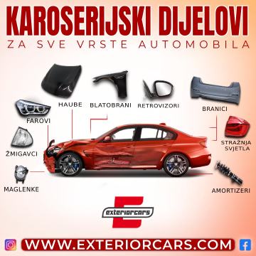NAJVEĆI IZBOR KAROSERIJSKIH AUTODIJELOVI NA JEDNOM MJESTU *