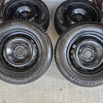 Čelične felge 15'' rupe 5x114.3, 4 kom.  FELGE + GUME ZIMSKE
