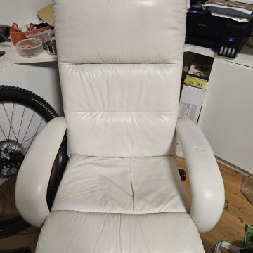Kožna relax fotelja