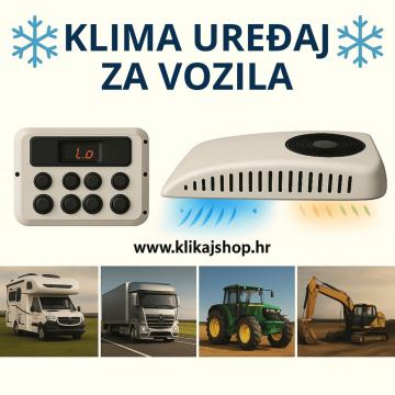✅ PARKING KROVNA KLIMA ZA RADNE STROJEVE KAMIONE TRAKTORE KAMPERE