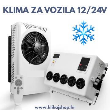 ✅  BOČNA STRAŽNJA KLIMA ZA RADNE STROJEVE KAMIONE TRAKTORE KAMPERE