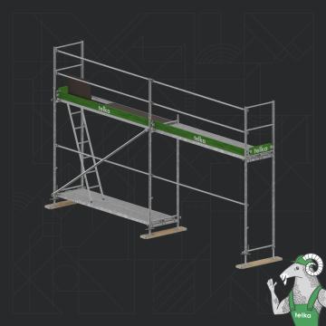 24m² Komplet Skela PIN74 Radna dužina: 6m Radna visina: 4m