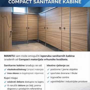 SANITARNA KABINA, PREGRADNE STIJENE ZA WC