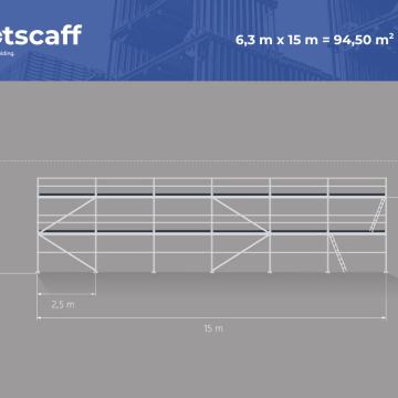 Plettac | 100 m² | Nova aluminijska skela