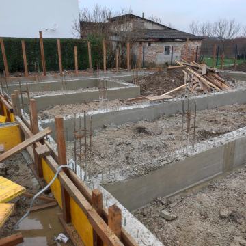 Gradnja kuča Rohbau