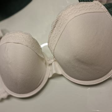 BIJELI PAMUČNI GRUDNJAK 80 B - NOVO