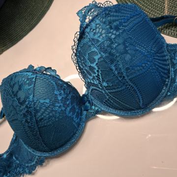 PLAVI PAMUČNI GRUDNJAK 80 B  -  NOVO