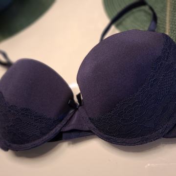 PLAVI PAMUČNI GRUDNJAK 80 B - NOVO