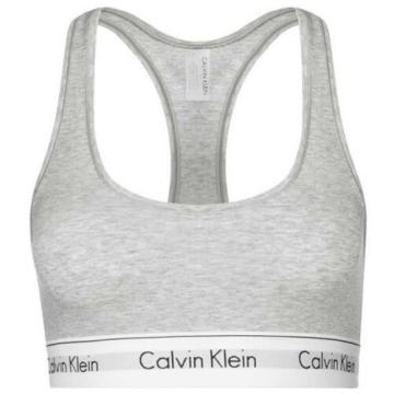 Sivi grudnjak Calvin Klein