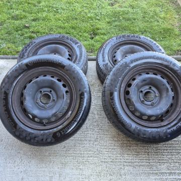 Gume ljetne Continental + FELGE 195/65/15 4 kom FELGA RENAULT  5x114,3