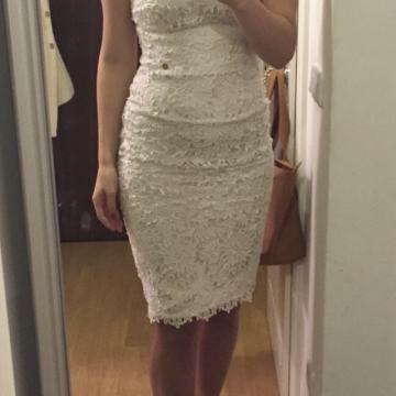 Aleksandra Dojčinović čipkasta haljina!NOVO!