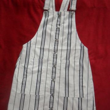 Bershka nova pamučna haljina na tregere