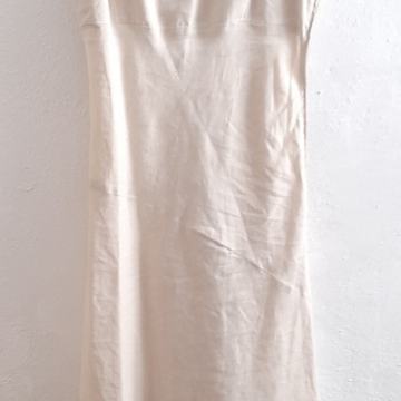 Bež ljetna haljina od lana 36