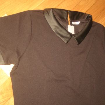 CRNA HALJINA S KOŽNIM DETALJIMA VEL.42 NOVO