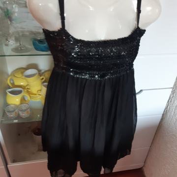 BLIND DATE CRNA LEPRŠAVA HALJINICA S BRETELICAMA XS