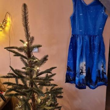 nova božićna haljina, vel. M i L