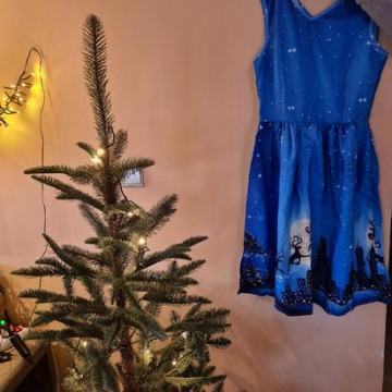 nova božićna haljina, veličine M i L - RASPRODAJA!!