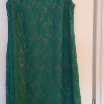 VICOLO! ČIPKANA PREDIVNA HALJINA! PRIRODNI MATERIJAL! ZELENE BOJE!Nova