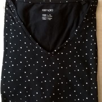 NOVA CRNA HALJINA S TOČKICAMA "ESMARA" - VEL.XL