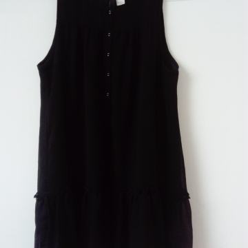 Crna haljina tunika 34 HM