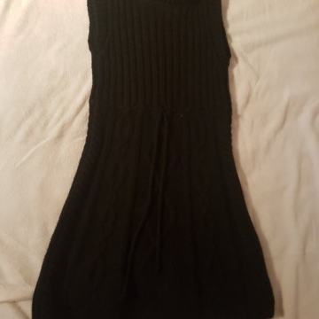 Crna topla haljina C&A