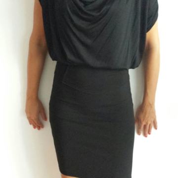 Crna ZARA haljina, vel. XS  **NOVO**