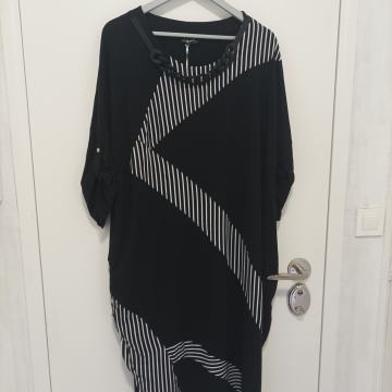 CRNO-BIJELA HALJINA S UKRASOM