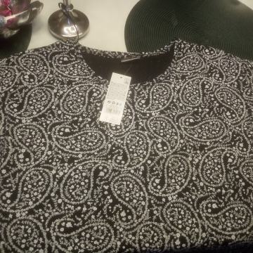 Crno-bijela haljina vel.M i L - NOVO