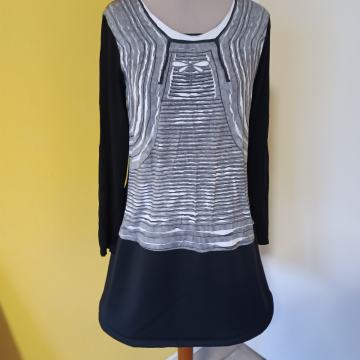 CRNO-BIJELO-SIVA HALJINA 40