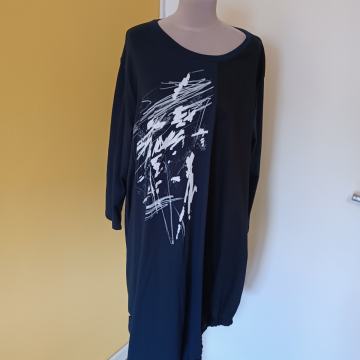 NOVA CRNO-PLAVA HALJINA OVERSIZE