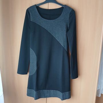 Crno siva haljina 40