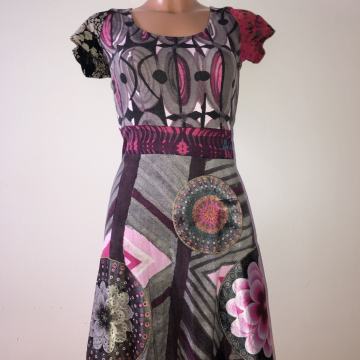 DESIGUAL predivna pamučna haljina vel.S, 34, 36, izvrsno stanje