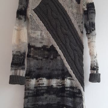 DIESEL zimska pletena haljina 38