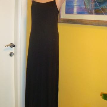 Duga crna haljina Benetton - S