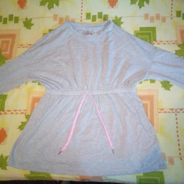 Good vibes siva kratka haljina - vrlo topla