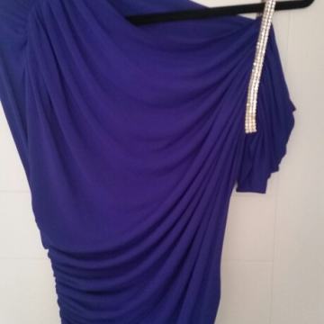 GORGEOUS COUTURE! TOP BRAND! DRAGI SVI! ROYAL BLUE! FINA HALJINA